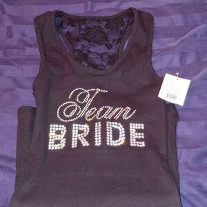 Team Bride tank top